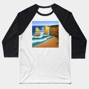 Twelve Apostles, Victoria, Australia Baseball T-Shirt